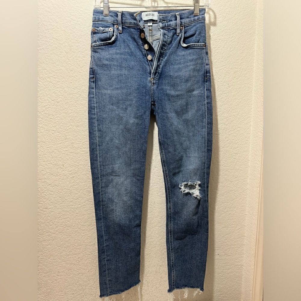 Adolge Denim pants fly buttons size 23